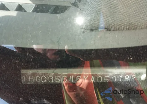 2000 Honda Accord 2.3 Lx from USA, damaged, VIN 1HGCG5646YA050182